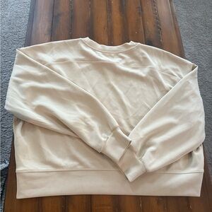 lululemon athletica Women's Crewneck Sweatshirt in Cream